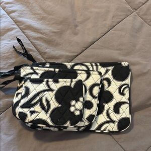 Vera Bradley Black and White Quilted Women's set